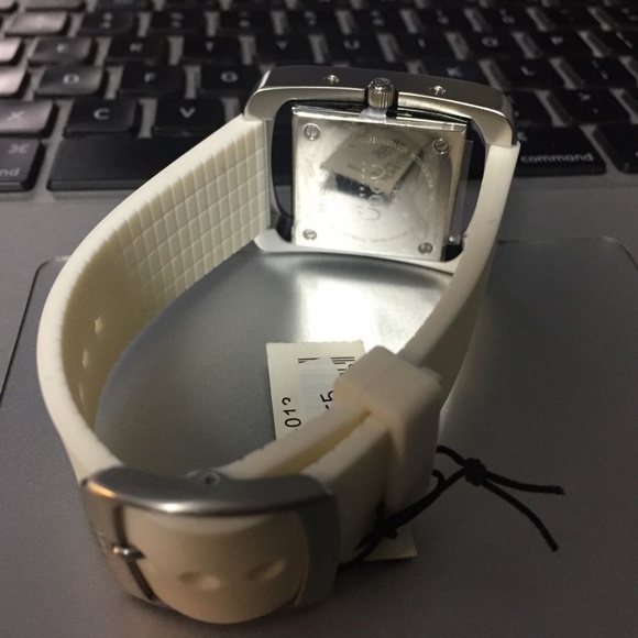 Noon Montre Design White Silicon Strap Ladies Watc - Picture 4 of 8